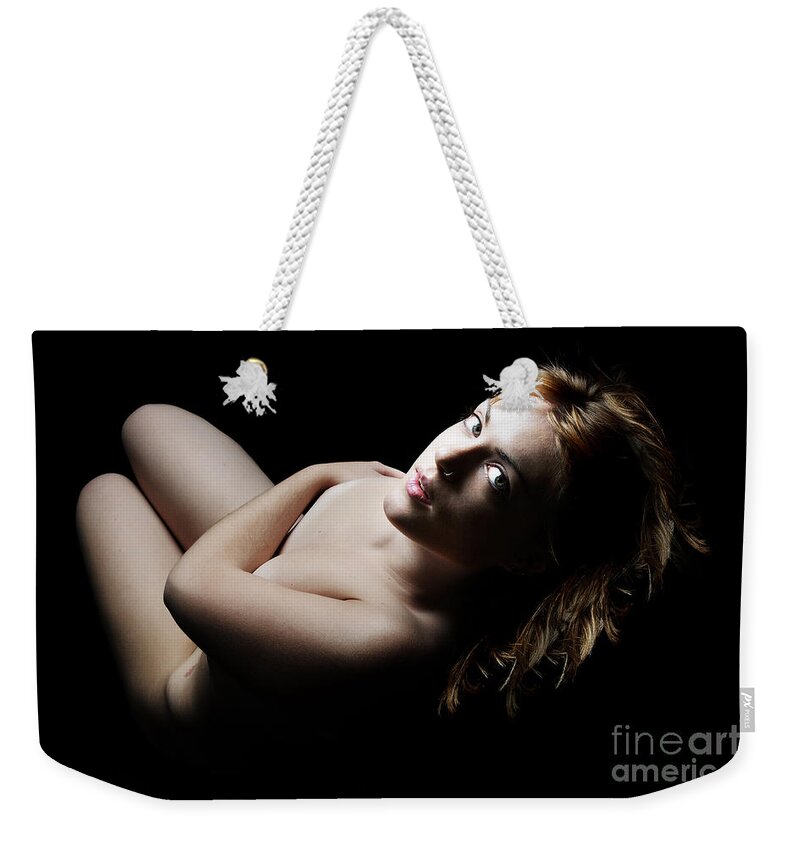 Artistic Weekender Tote Bag featuring the photograph Looking at you by Robert WK Clark