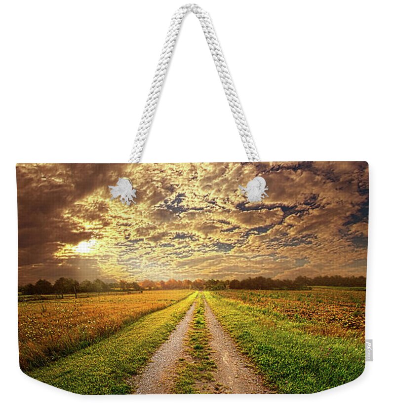 Summer Weekender Tote Bag featuring the photograph Looking Back On The Memory Of by Phil Koch