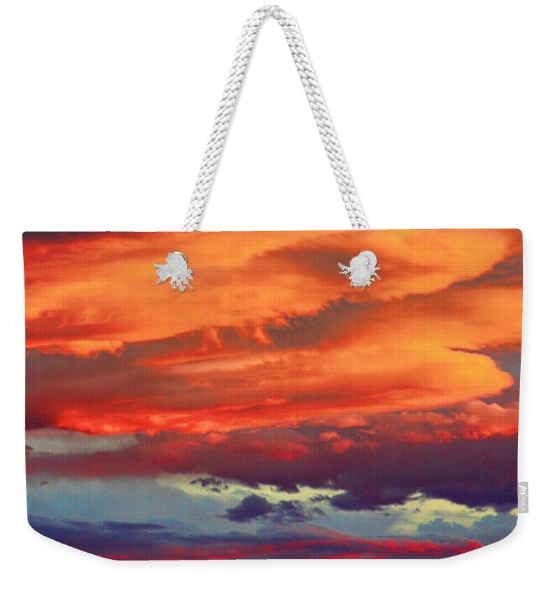 Sunsets Weekender Tote Bag featuring the photograph Looking to Boulder by James BO Insogna