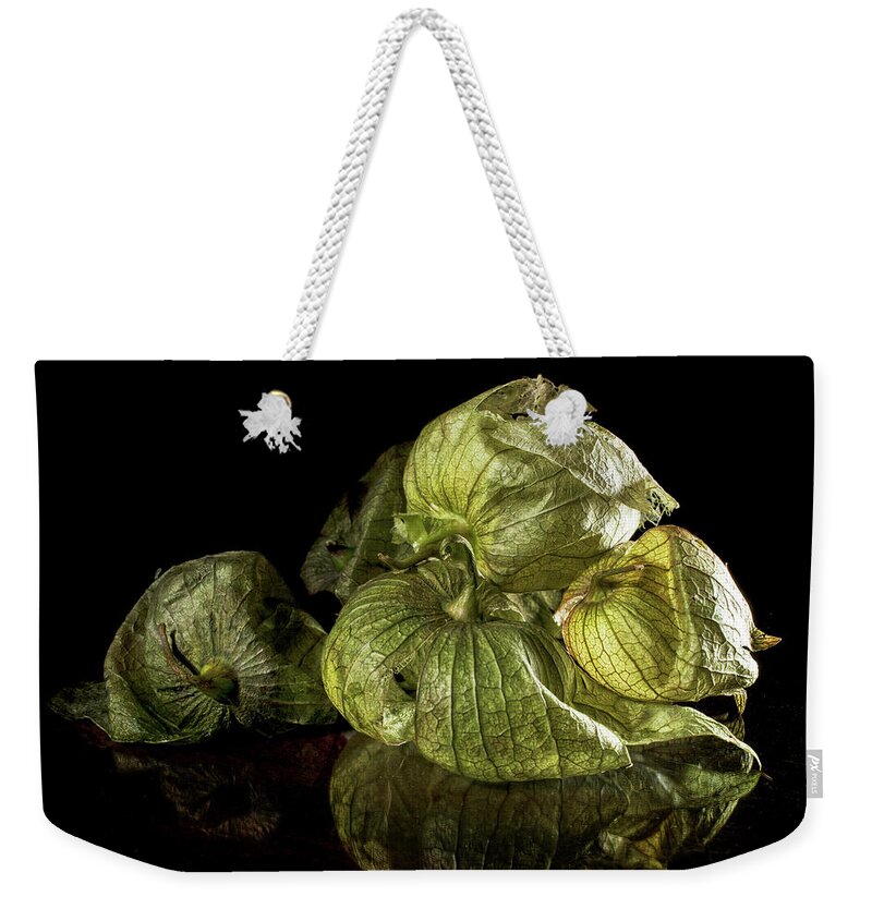 Vegetables Weekender Tote Bag featuring the photograph Los Tomatillos by Robert Och