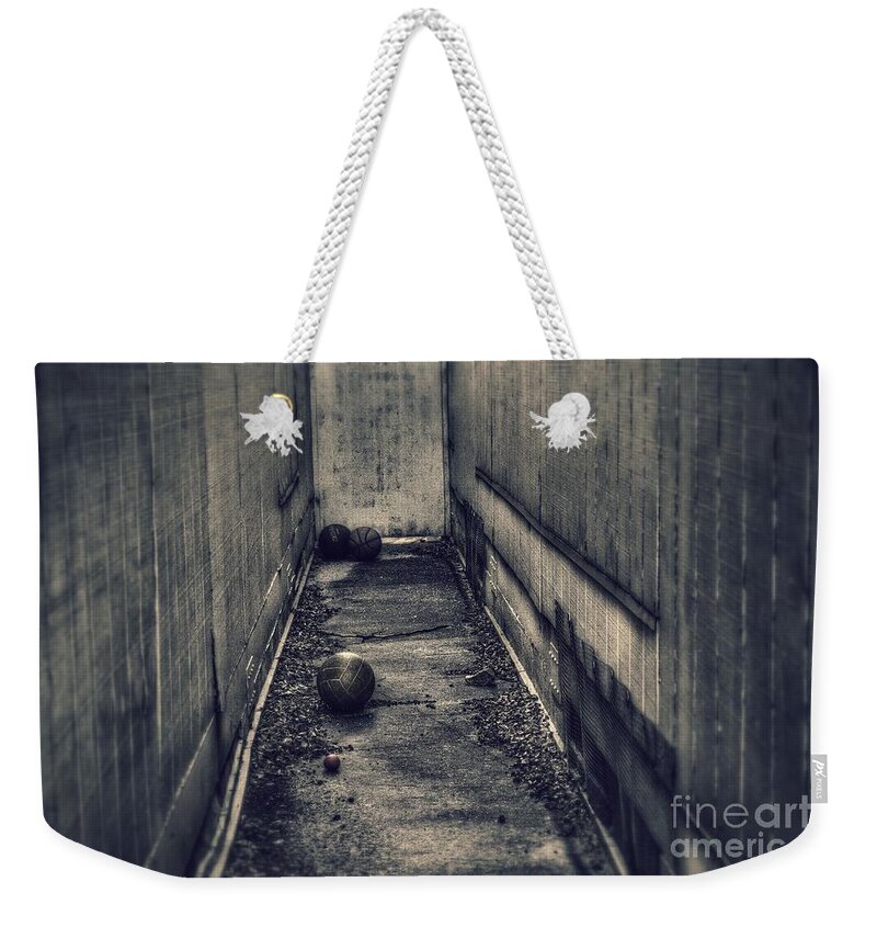 Balls Weekender Tote Bag featuring the photograph Lost and Forgotten by Leah McPhail
