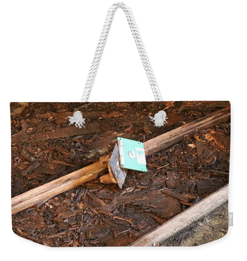 Data Weekender Tote Bag featuring the photograph Lost data by Lukasz Ryszka