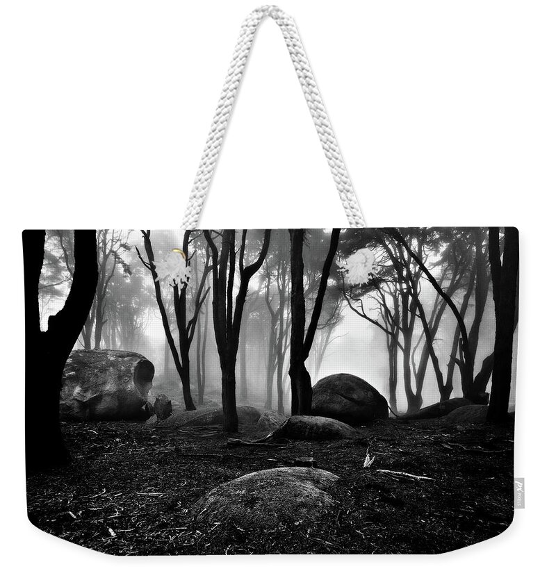 Landscape Weekender Tote Bag featuring the photograph Lost by Jorge Maia