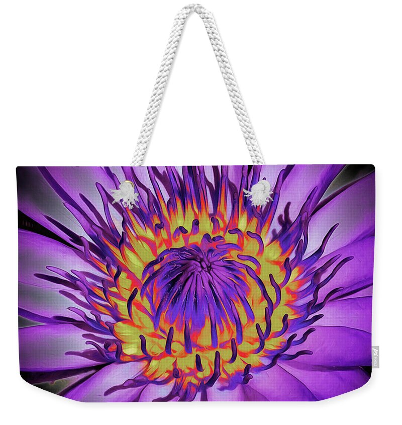 Lotus Flower Weekender Tote Bag featuring the photograph Lotus Flower Blossom by Scott Cameron