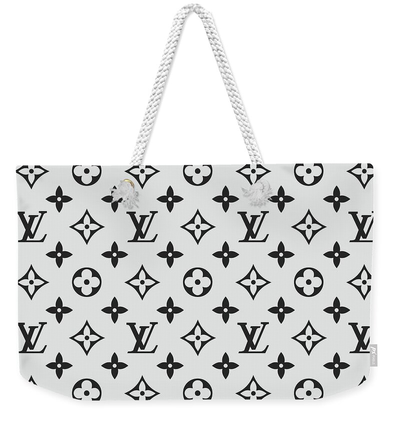 Louis Vuitton Pattern LV 07 Grey Weekender Tote Bag for Sale by TUSCAN Afternoon