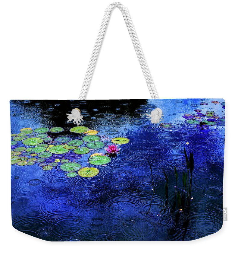 Rainy Day Weekender Tote Bag featuring the photograph Love A Rainy Day by John Poon