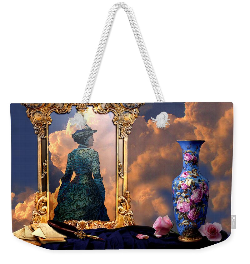 Still Life Weekender Tote Bag featuring the digital art Love letters by Alexa Szlavics