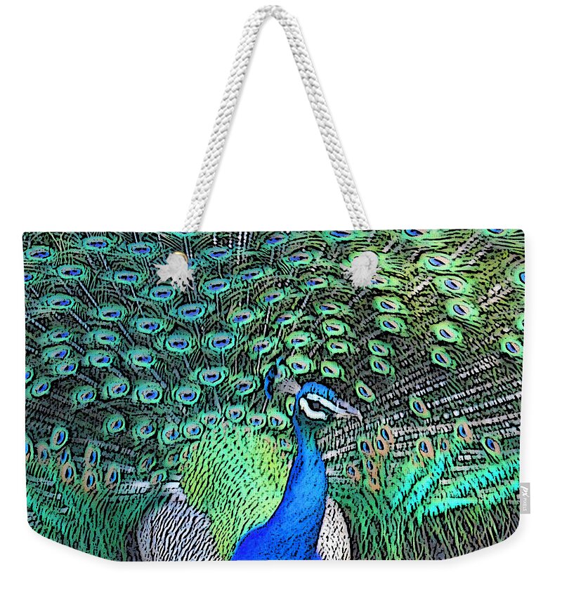 Bird Weekender Tote Bag featuring the photograph Lovely to Look At by Joyce Creswell