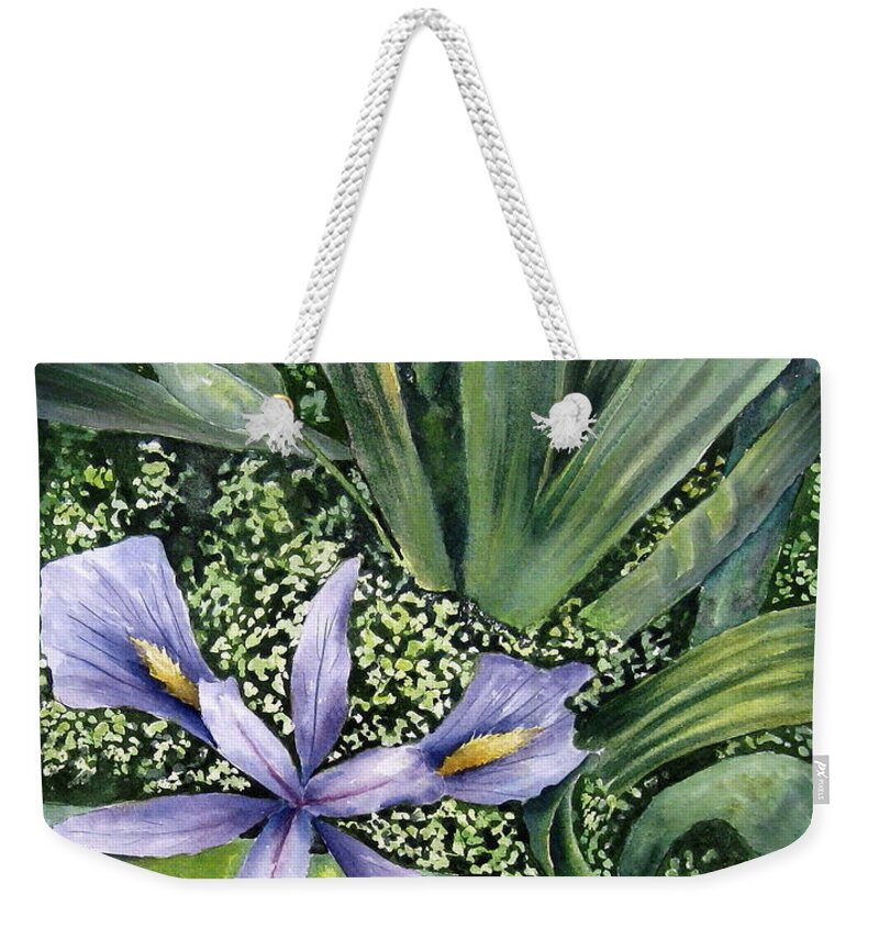 Swamp Weekender Tote Bag featuring the painting Low Country Swamp Beauty by Mary McCullah