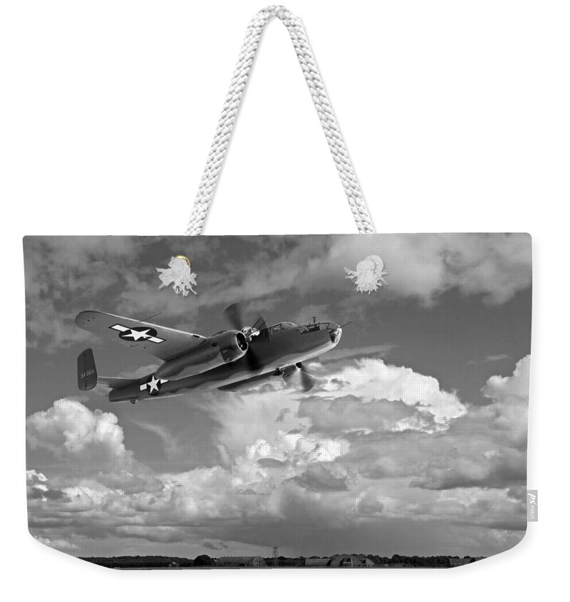Aviation Weekender Tote Bag featuring the photograph Low Pass by Gill Billington