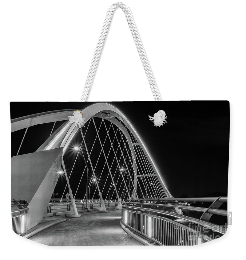 Lowry Avenue Bridge Weekender Tote Bag featuring the photograph Lowry Avenue Bridge by Iryna Liveoak