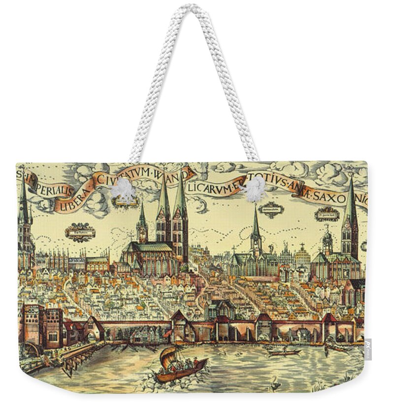 16th Century Weekender Tote Bag featuring the photograph Lubeck, Germany by Granger