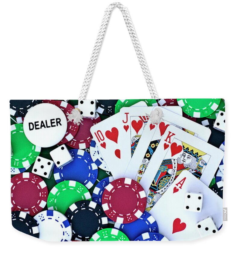 Jigsaw Puzzle Weekender Tote Bag featuring the photograph Lucky2 by Carole Gordon
