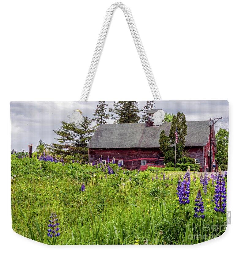 Lupine Weekender Tote Bag featuring the photograph Lupine Country by Rod Best