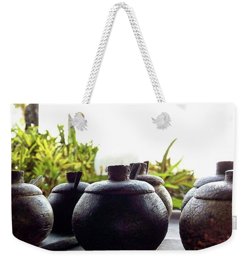 Templestones Weekender Tote Bag featuring the photograph Lurking Bali... 🔎
#baligram by Loly Lucious