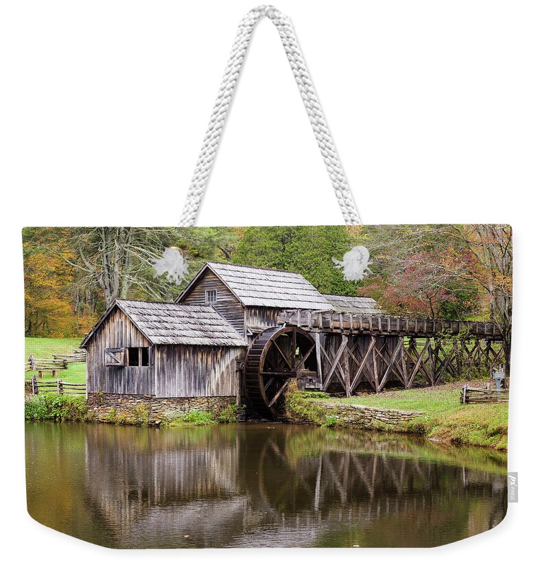 Mabry Mill Weekender Tote Bag featuring the photograph Mabry Mill by Fran Gallogly