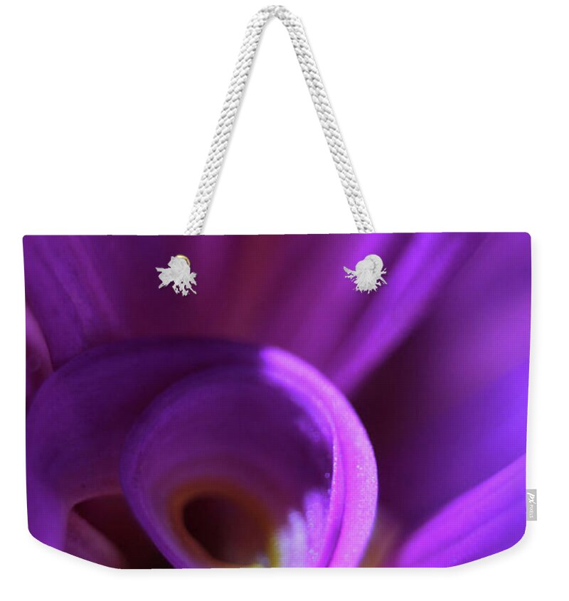 Macro Weekender Tote Bag featuring the photograph Macro 106 by Dawn Marshall