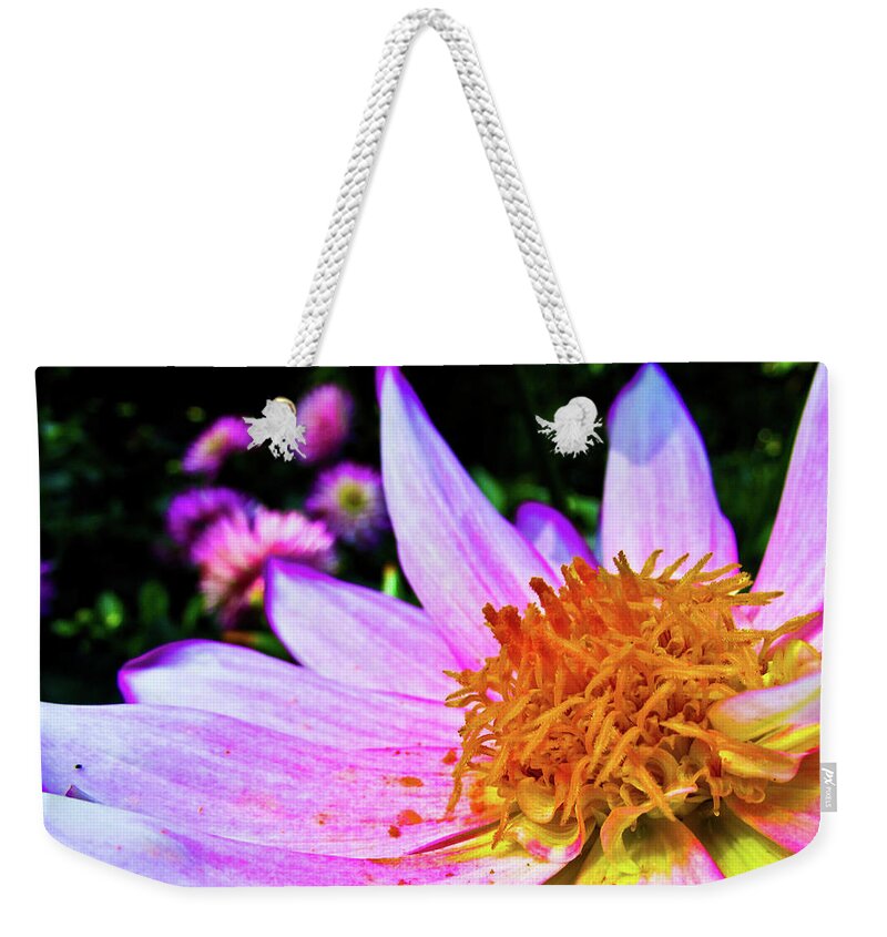 Flower Weekender Tote Bag featuring the photograph Macro by Cesar Vieira