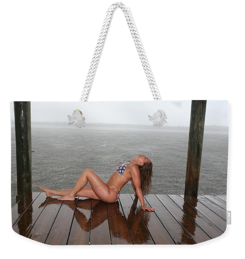 Beach Girl By Lucky Cole Everglades Photography Weekender Tote Bag featuring the photograph Made In The USA by Lucky Cole