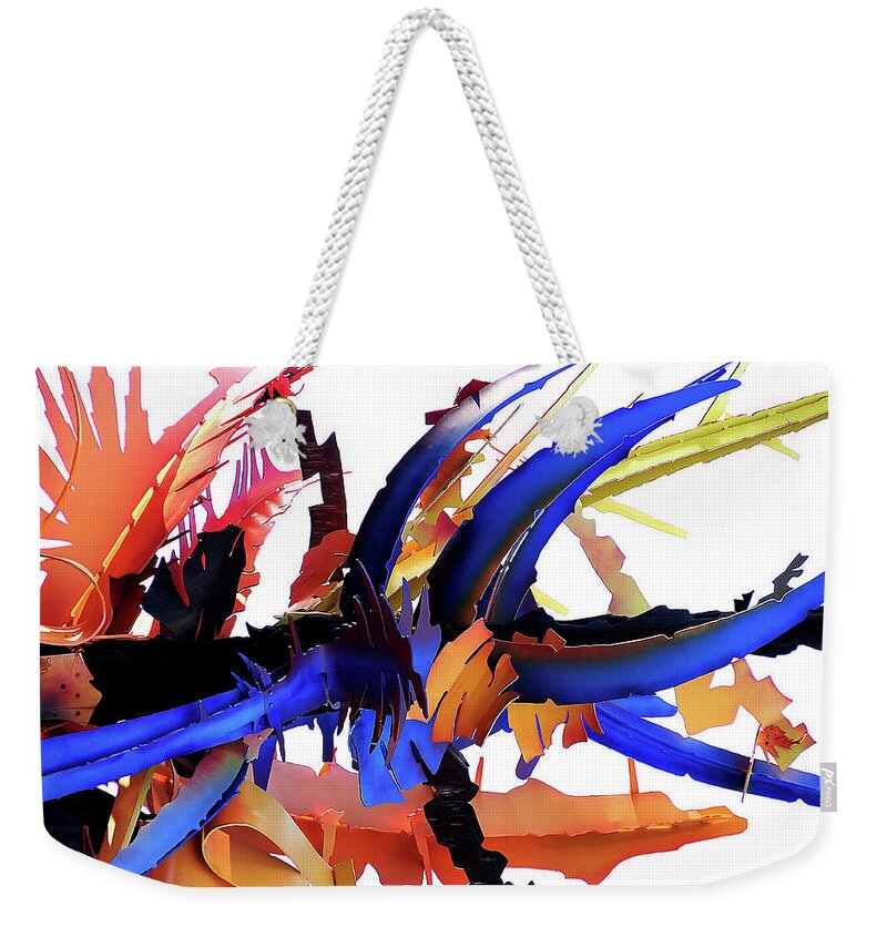 Multicolored Weekender Tote Bag featuring the photograph Made of Steel by Richard Macquade