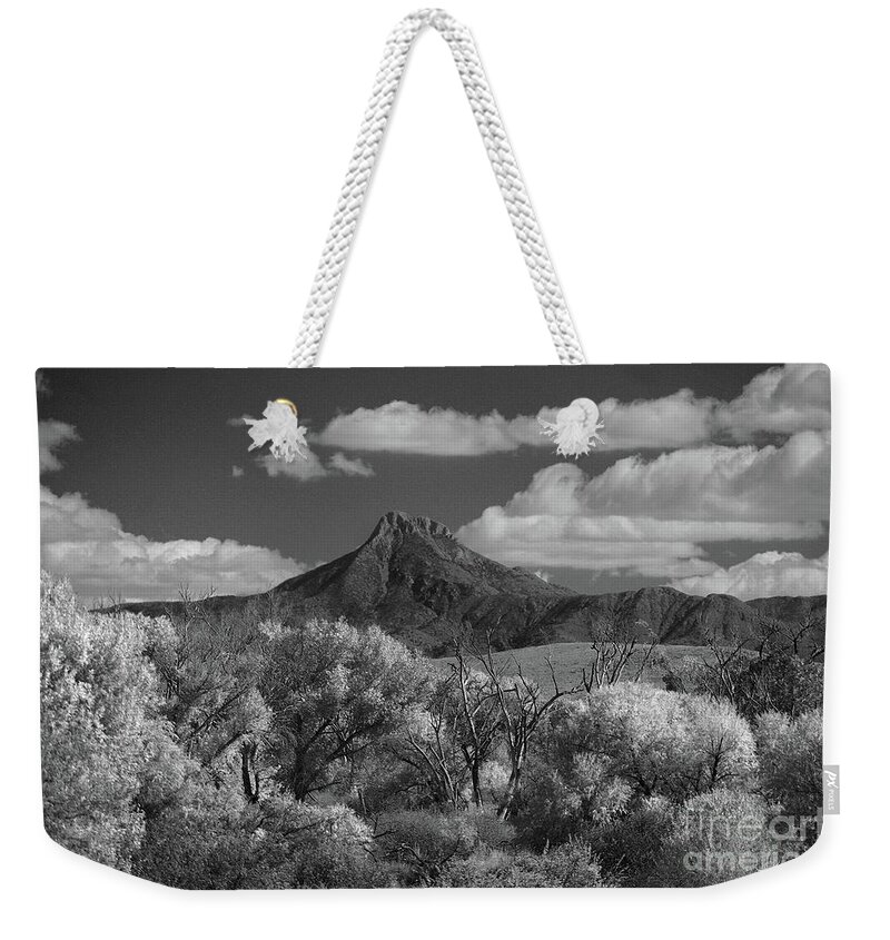 Photography Weekender Tote Bag featuring the photograph Majestic Peak by Vicki Pelham