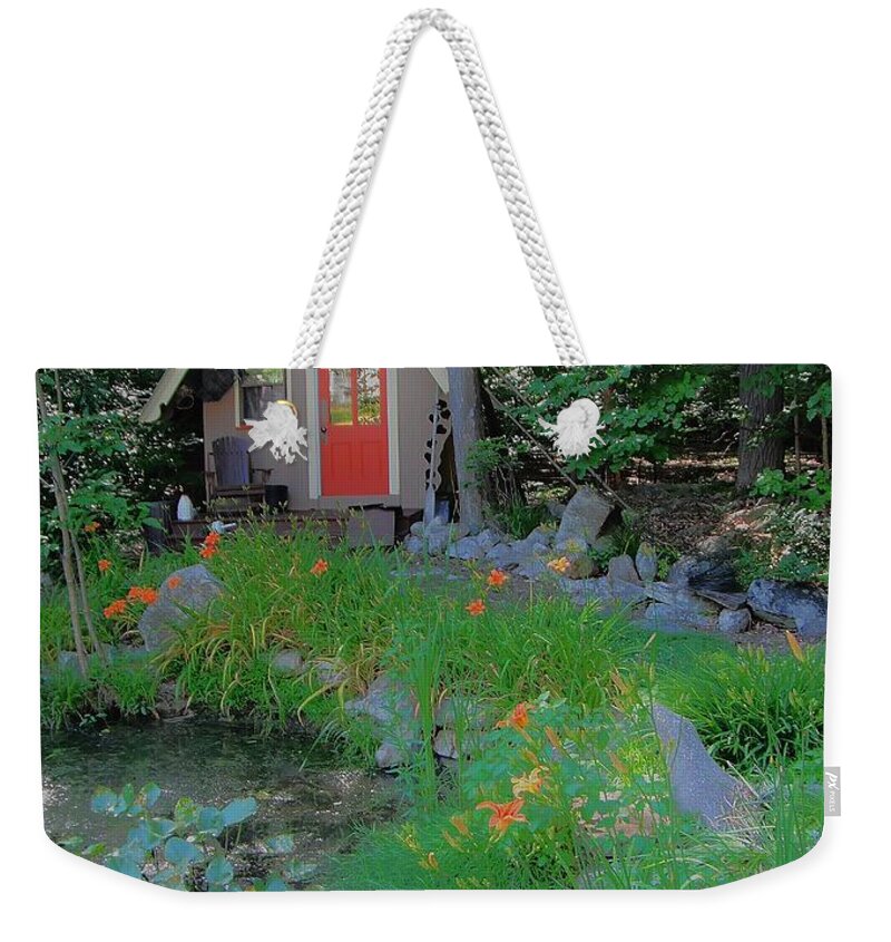 Garden Weekender Tote Bag featuring the photograph Magic Garden by Susan Carella