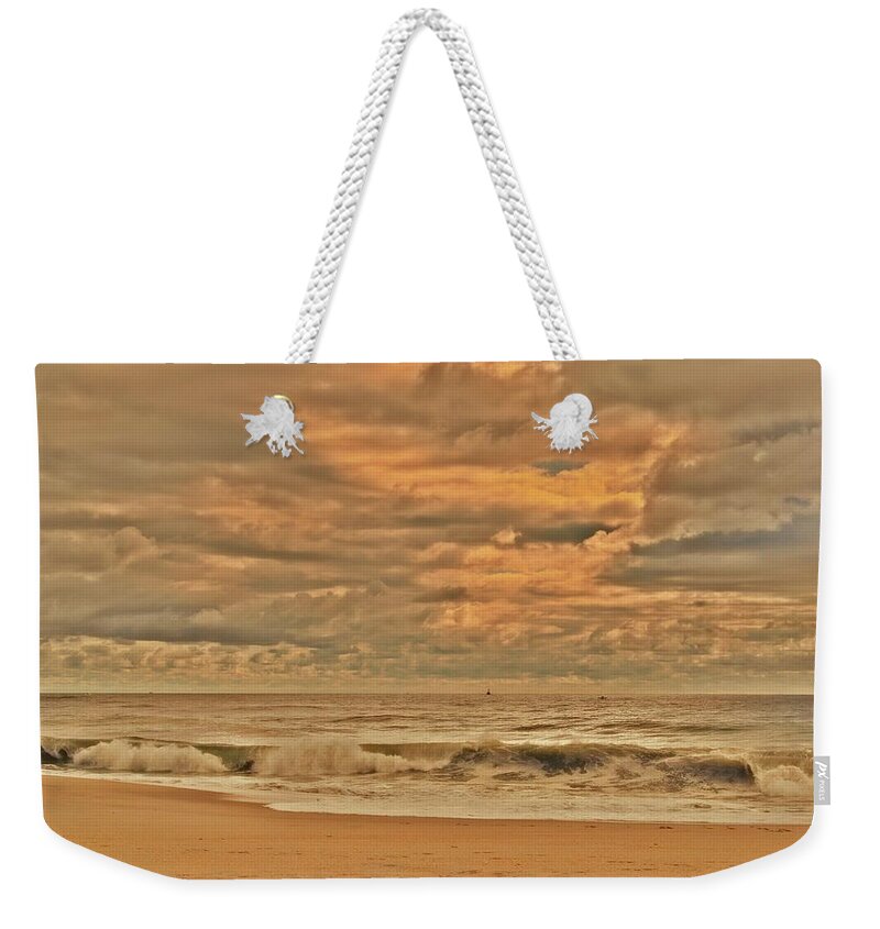 Jersey Shore Weekender Tote Bag featuring the photograph Magic In The Air - Jersey Shore by Angie Tirado