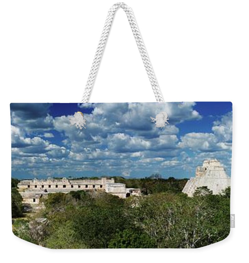 Mexico Weekender Tote Bag featuring the photograph Magic Uxmal by Robert Grac