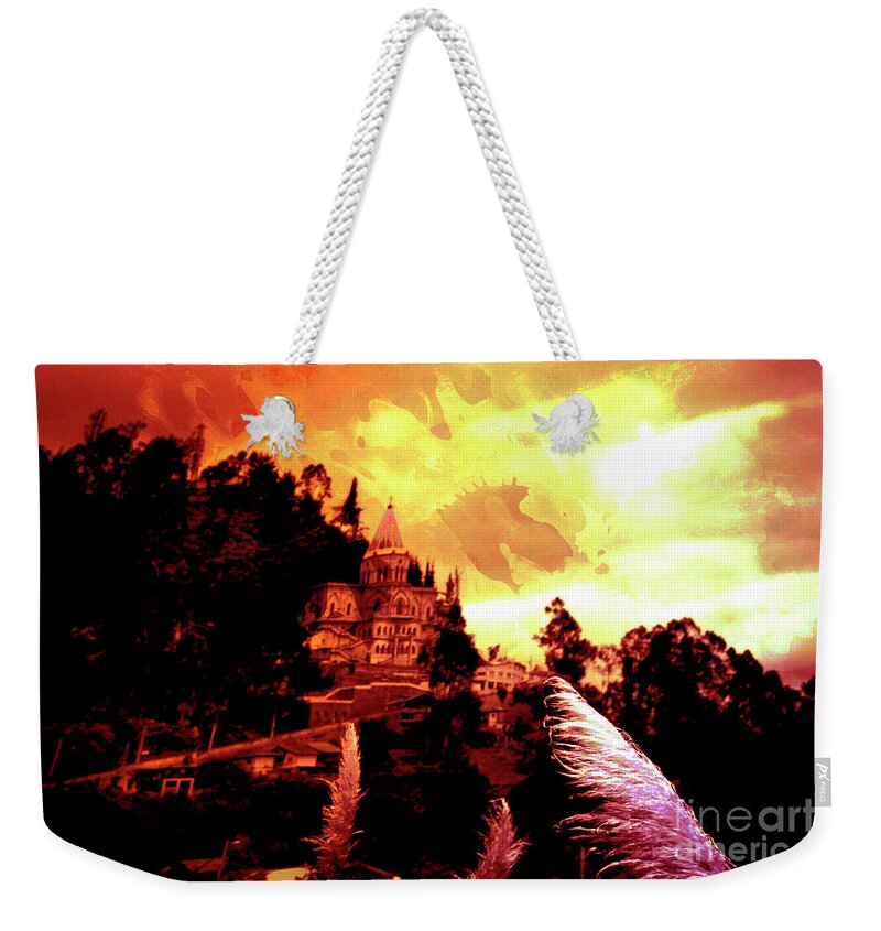 Church Weekender Tote Bag featuring the photograph Magnificent Church Of Biblian III by Al Bourassa