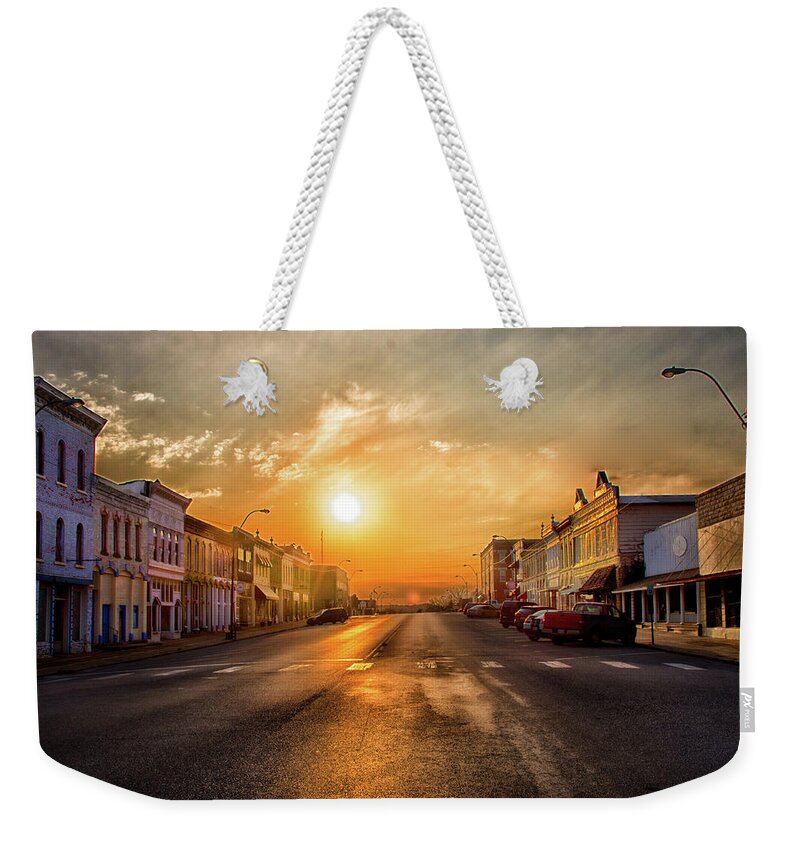 Main Street Weekender Tote Bag featuring the photograph Main Street USA by Jolynn Reed