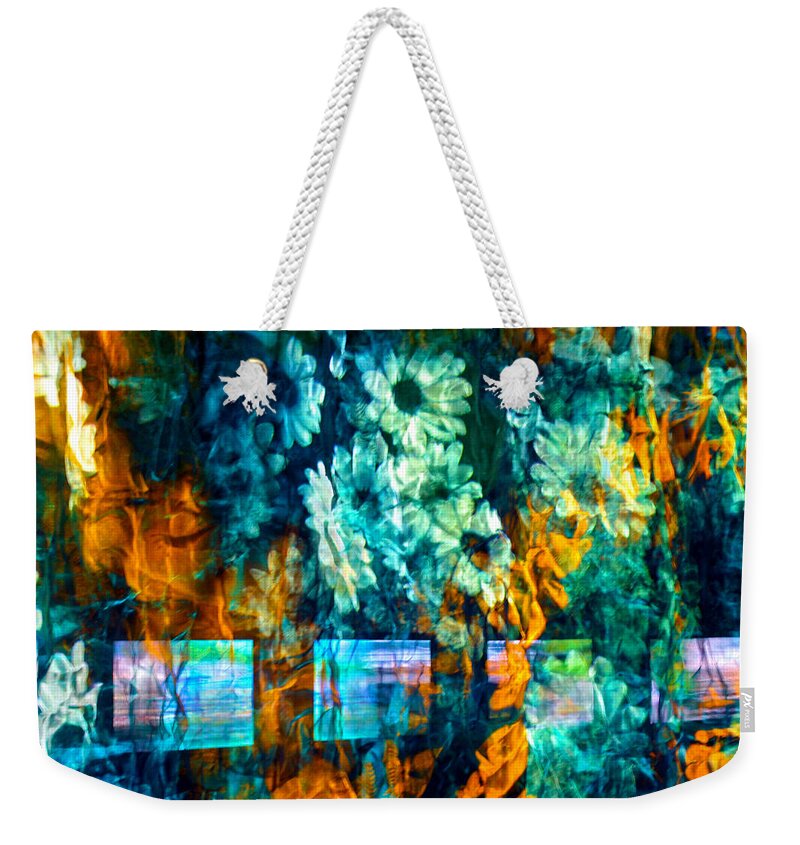 Abstract Weekender Tote Bag featuring the photograph Malerische - Picturesque by Linda McRae