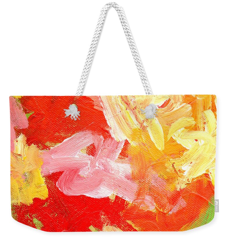 Acrylic Weekender Tote Bag featuring the painting Malibar 4 by Marcy Brennan