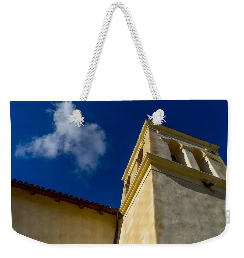 Church Weekender Tote Bag featuring the photograph Man and Nature by Derek Dean