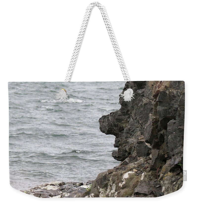 Scotland Weekender Tote Bag featuring the photograph Man of the Stone by Azthet Photography