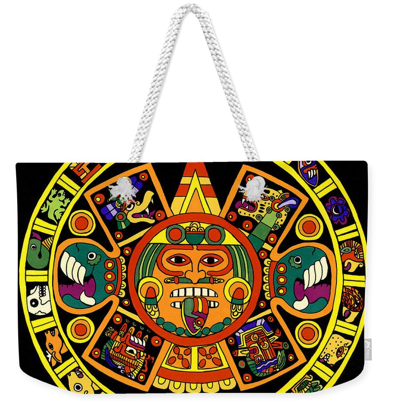 Mayan Calendar Weekender Tote Bags