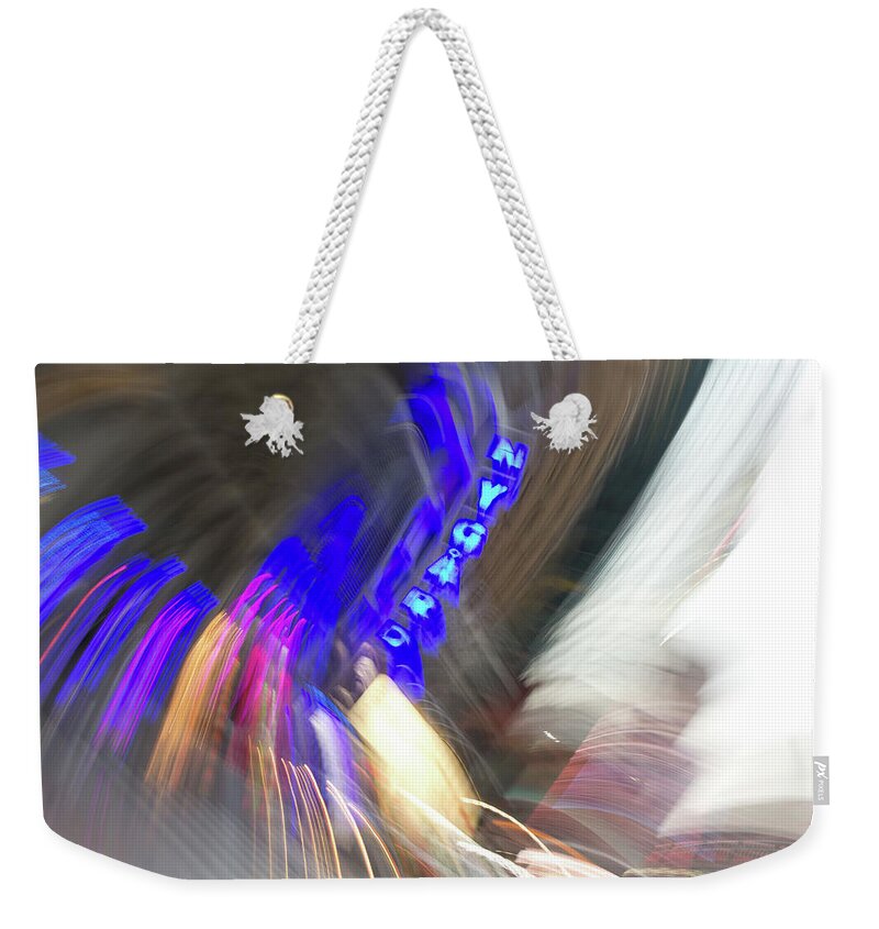 Pattern Weekender Tote Bag featuring the photograph Manhattan Twist by Kyle Lee