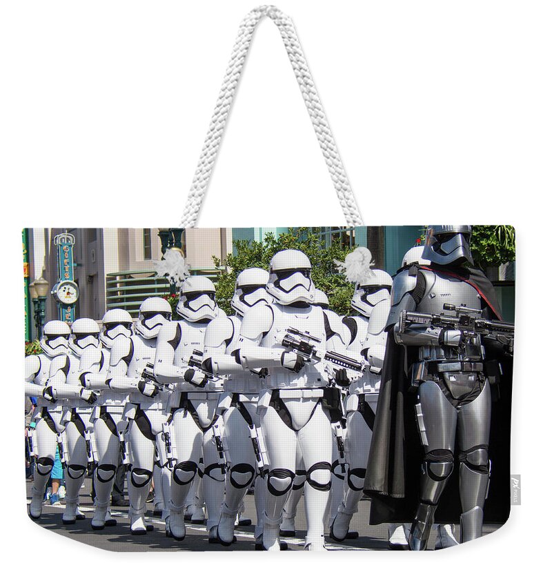 Star Wars Weekender Tote Bag featuring the photograph March Of The Order by John Black