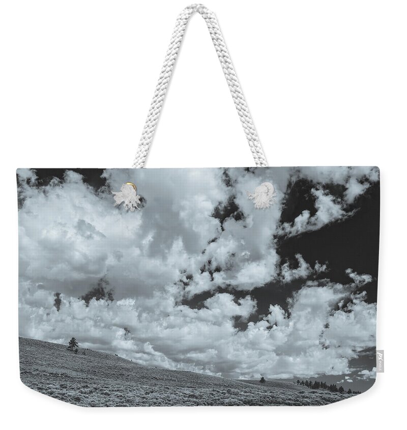 Cloud Formations Weekender Tote Bag featuring the photograph Marduk, The Mesopotamian God Of Thunderstorms by Bijan Pirnia