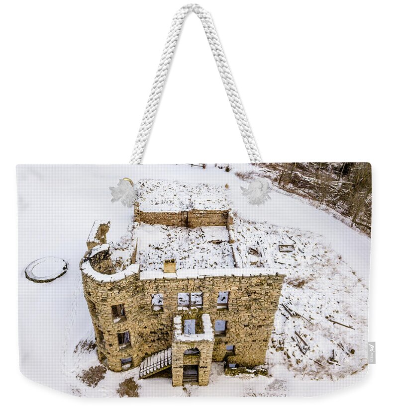 2018 Weekender Tote Bag featuring the photograph Maribel Caves Hotel by Randy Scherkenbach