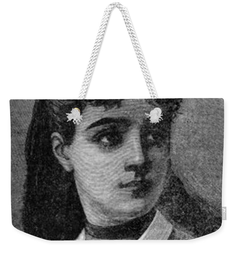 History Weekender Tote Bag featuring the photograph Marie-sophie Germain, French by Science Source