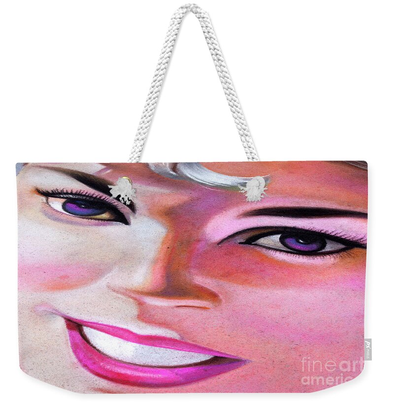 Marilyn Monroe Weekender Tote Bag featuring the photograph Marilyn Monroe by Anthony Totah