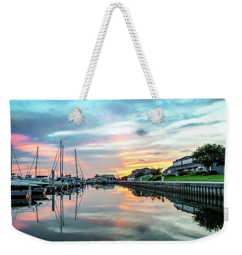 2d Weekender Tote Bag featuring the photograph Marina Walk To Hemingway's by Brian Wallace