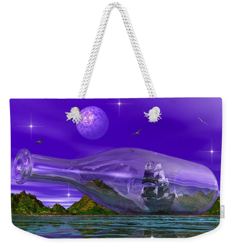 Ship Weekender Tote Bag featuring the photograph Marooned by Mark Blauhoefer