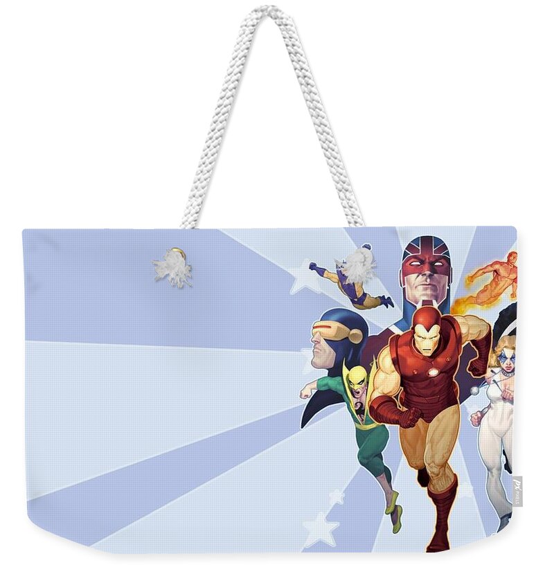 Marvel Comic Weekender Tote Bags