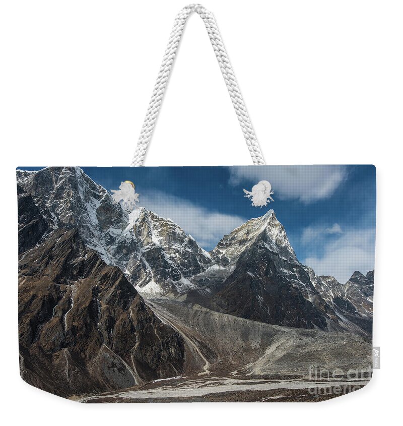 Everest Weekender Tote Bag featuring the photograph Massive Tabuche Peak Nepal by Mike Reid