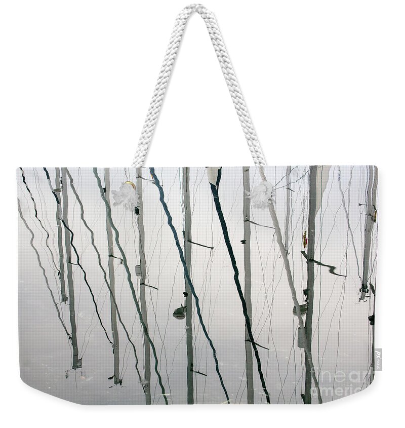 Masts Weekender Tote Bag featuring the photograph Masts by Sheila Smart Fine Art Photography