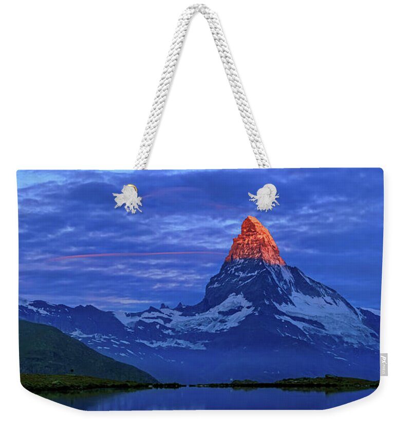 Sunrise Weekender Tote Bag featuring the photograph Matterhorn Sunrise by Ralf Rohner