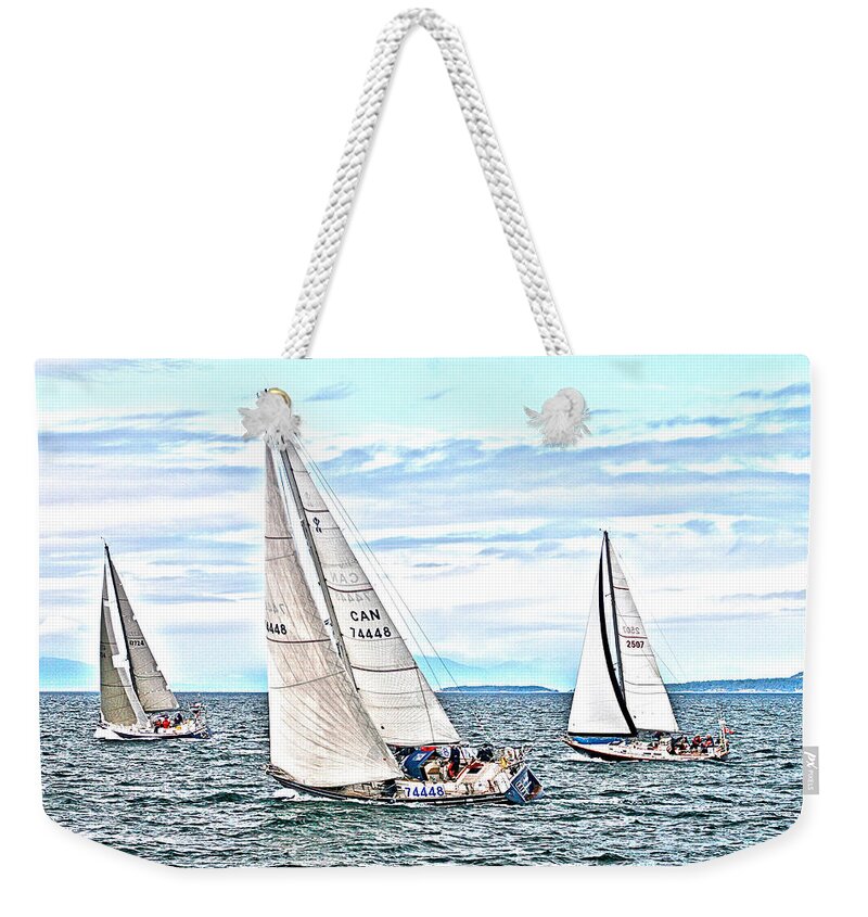 Victoria Weekender Tote Bag featuring the digital art Maui Bound by Alicia Kent