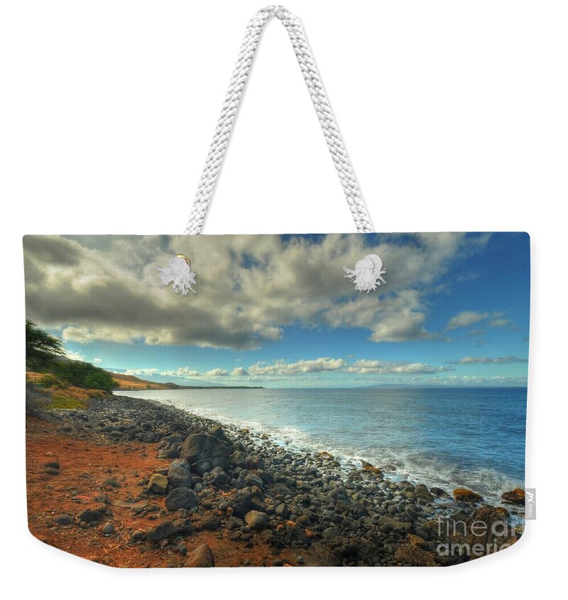 Maui Weekender Tote Bag featuring the photograph Maui Shore by Kelly Wade