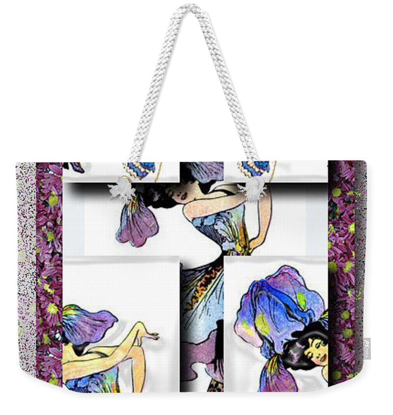 May Day Weekender Tote Bag featuring the photograph May Day Dancer by Marie Jamieson